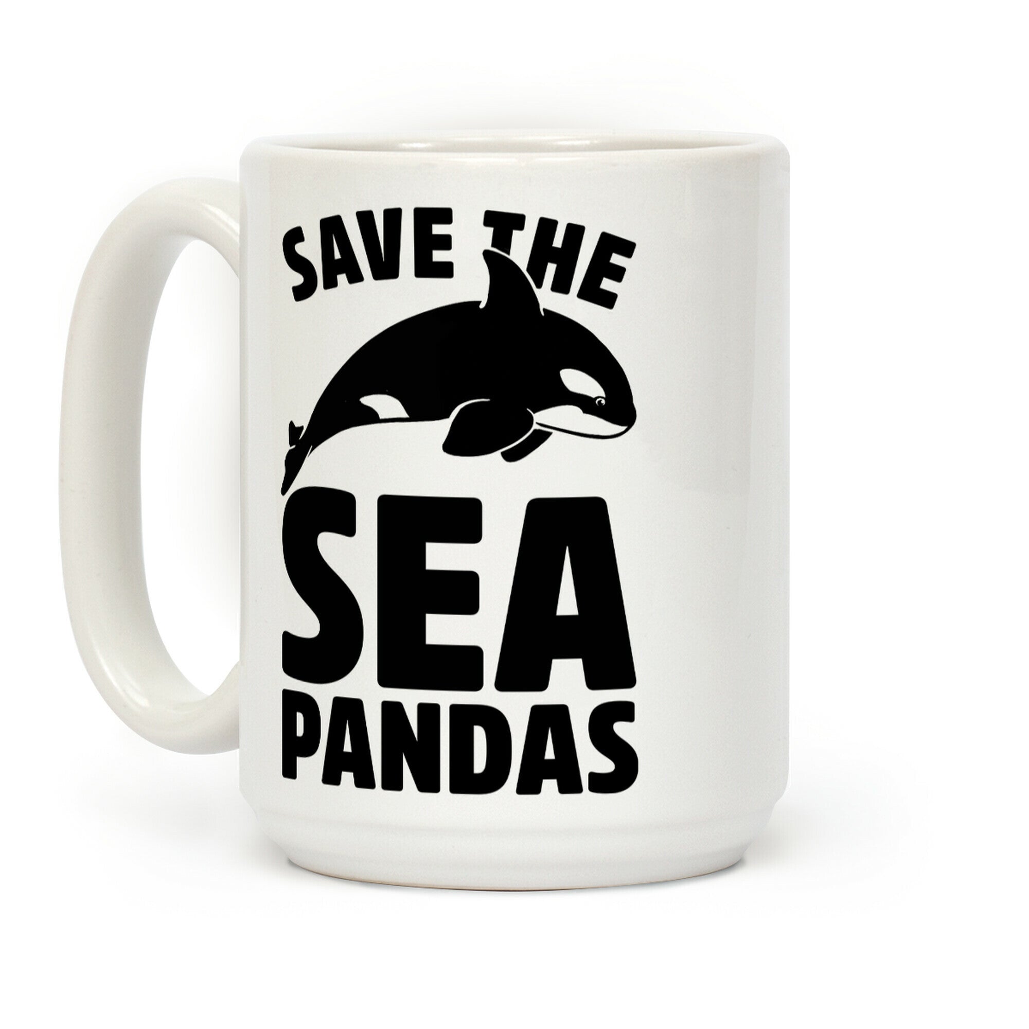 Save The Sea Pandas Mug Coffee Mug